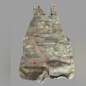 Levi's Cotton Overalls | Unisex | 18 Months | Camo | Like New